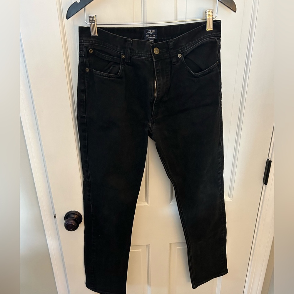 JCrew Sutton Men’s black jeans 30x30